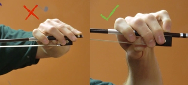 cách cầm đàn violin