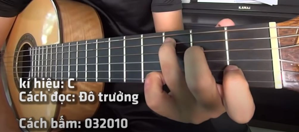 Hợp âm đô trưởng (C Major) trên guitar: Hướng dẫn chi tiết và dễ hiểu