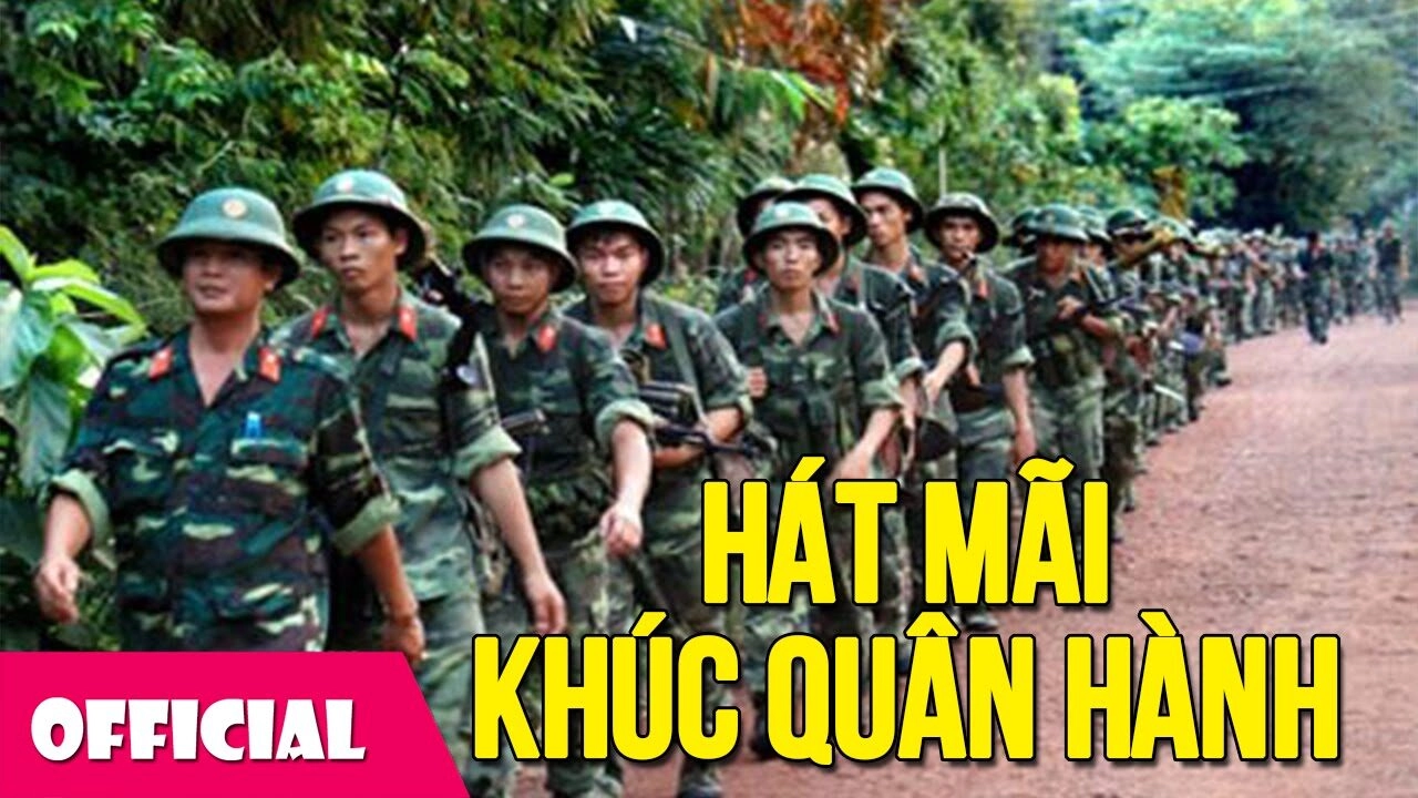 Lời bài hát Hát Mãi Khúc Quân Hành - Tốp ca
