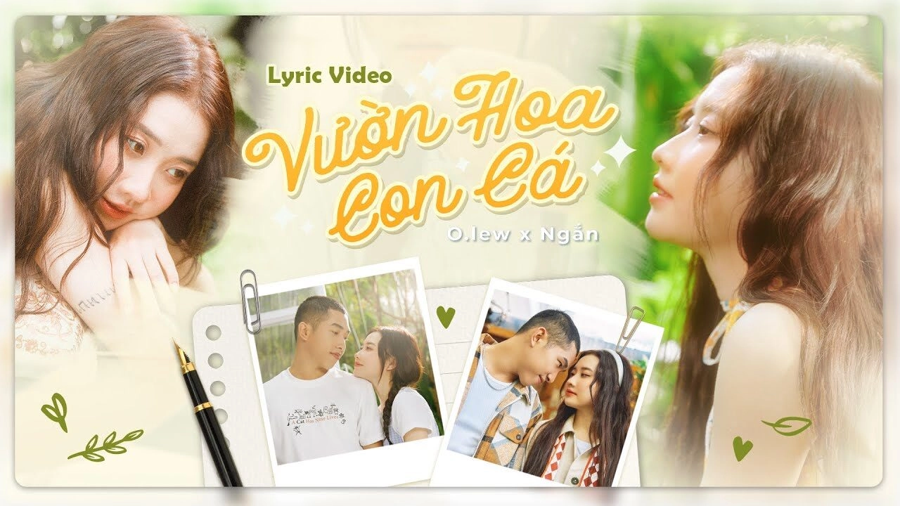 Lời bài hát Vườn Hoa Con Cá - O.lew x Ngắn
