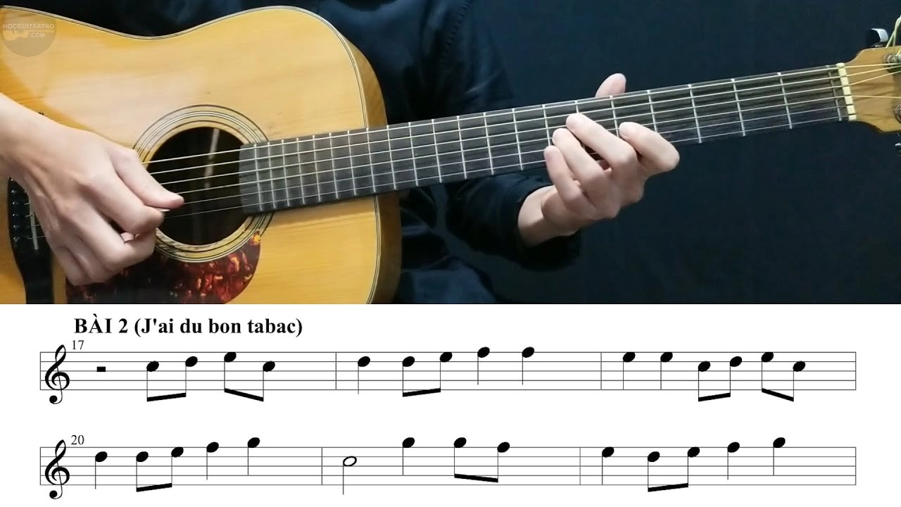 nốt guitar cơ bản