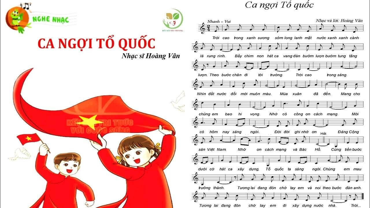 Ca Ngợi Tổ Quốc​​ - Tốp Ca Thiếu Nhi | Lời bài hát, hợp âm, MV