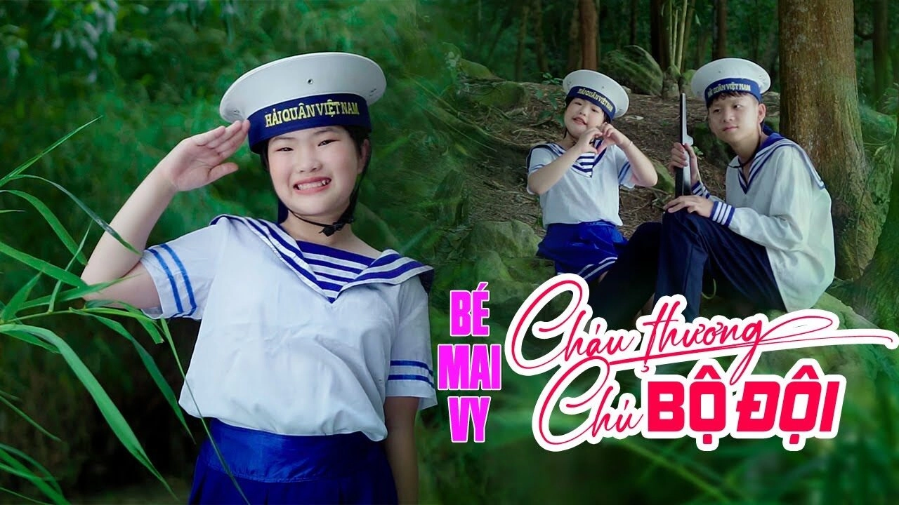 Cháu Thương Chú Bộ Đội​​ - Bé Mai Vy | Lời bài hát, hợp âm, MV