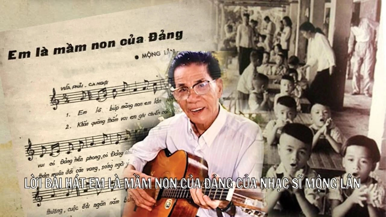 Em Là Mầm Non Của Đảng (1975)​​ - Mộng Lân | Lời bài hát, hợp âm, MV