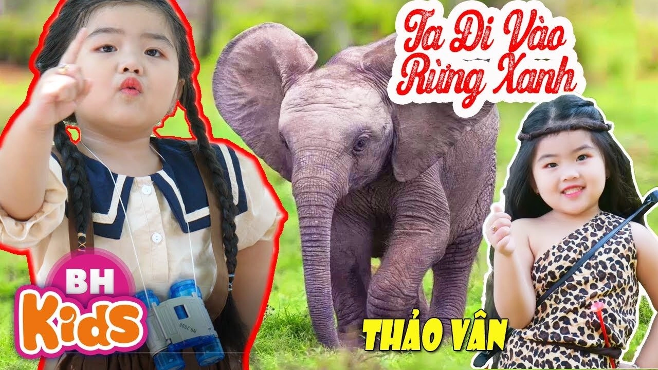 Ta Đi Vào Rừng Xanh​​ - Bé Thảo Vân | Lời bài hát, hợp âm, MV