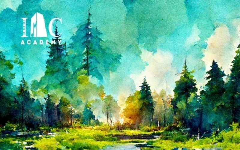 Tranh Màu Nước Cổ Điển