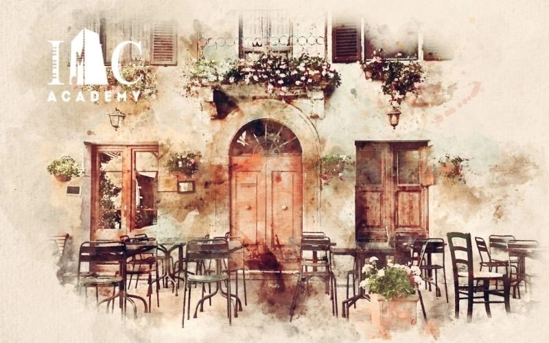 Tranh Màu Nước Cổ Điển