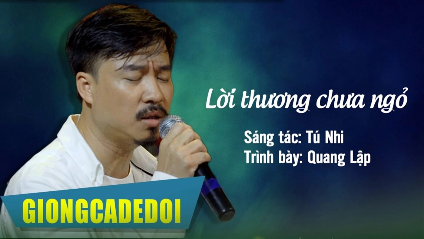 Lời Thương Chưa Ngỏ - Quang Lập | Lời bài hát, hợp âm, MV