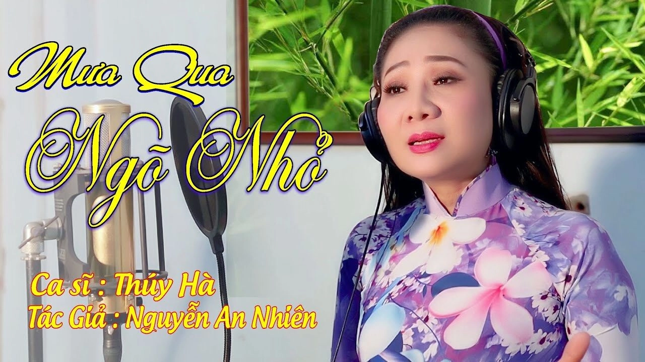 Mưa Qua Ngõ Nhỏ - Thúy Hà | Lời bài hát, hợp âm, MV