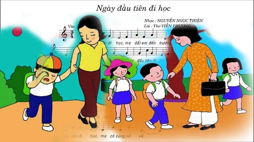 Ngày Đầu Tiên Đi Học - Thùy Chi, M4U | Lời bài hát, hợp âm, MV