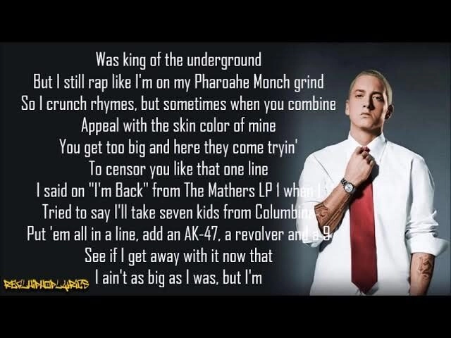 Rap God​​ - Eminem | Lời bài hát, hợp âm, MV