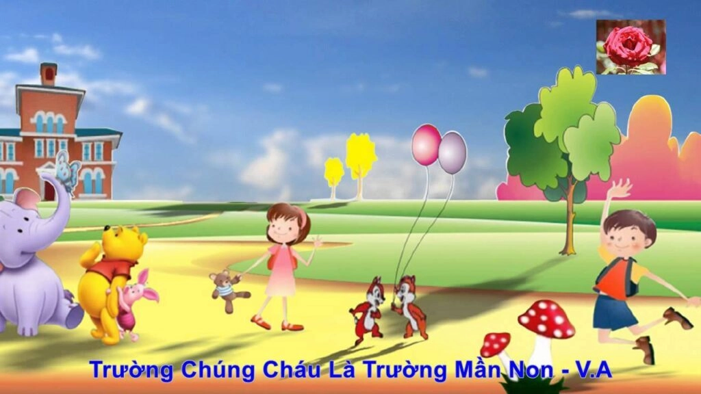 Trường Chúng Cháu Là Trường Mầm Non - Bé Phương Thanh | Lời bài hát, hợp âm, MV